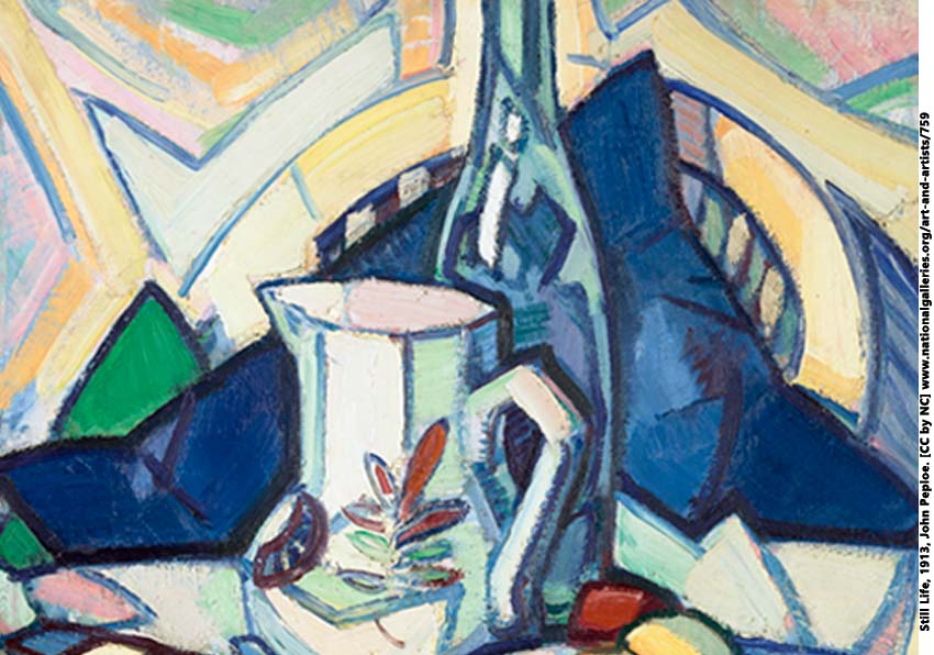 Detall del quadre: Still Life, 1913, John Peploe. [CC by NC] www.nationalgalleries.org/art-and-artists/759